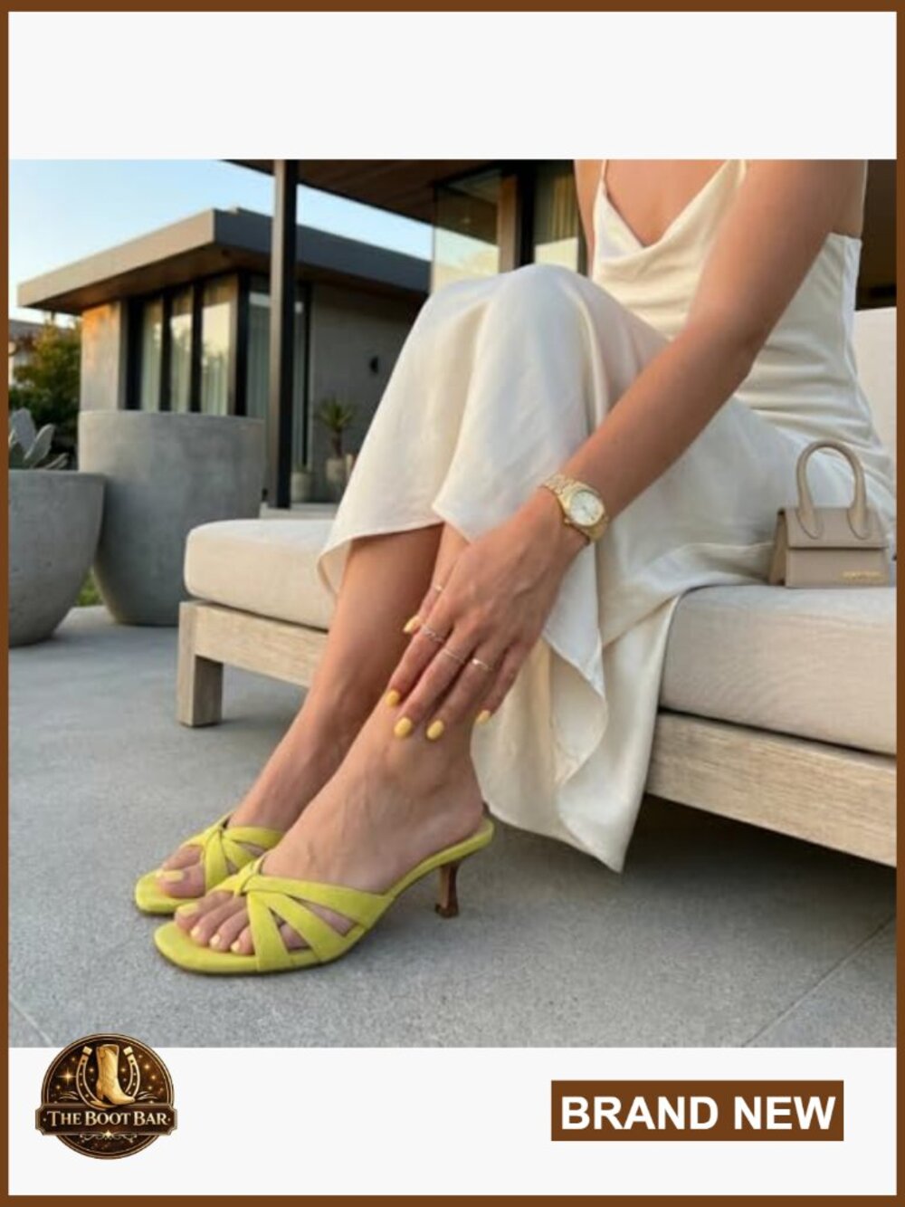 Strappy Kitten Heel Sandals with Memory Foam Cushioned Footbed - Picture 2 of 7